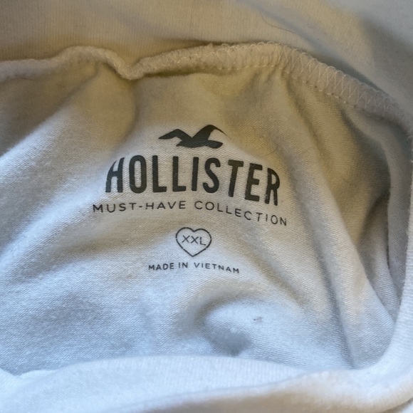 hollister white cropped turtleneck xxl - Picture 2 of 2